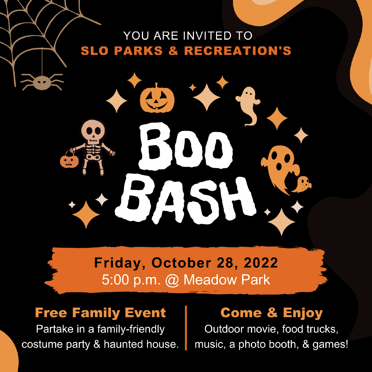 Boo Bash Halloween Event SLO Food Bank